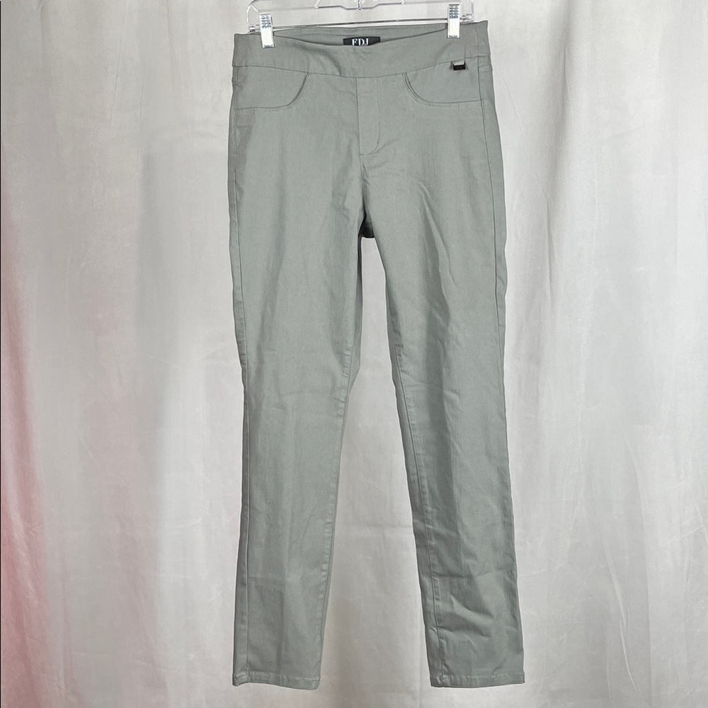NWT FDJ French Dressing Jeans Pull On Slim Leg Jegging in Gray.